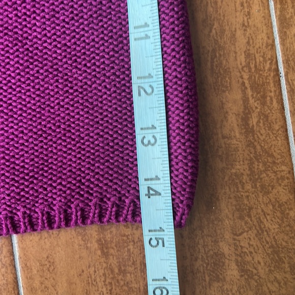Vintage Magenta Cable Sweater - Picture 7 of 10